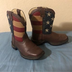 BOYS' DURANGO LITTLE KID PATRIOTIC COWBOY BOOTS